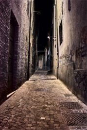 dark, haunted alley